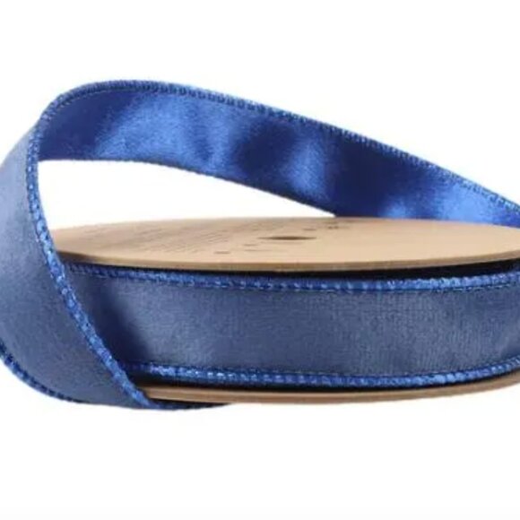 Reversible Classic Velvet Wired Ribbon Christmas Craft Supplies 10 Yard Roll - Picture 9 of 12